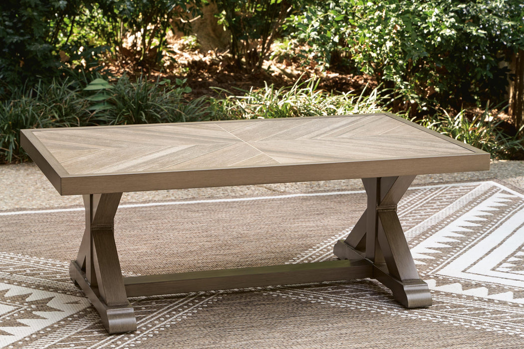 Laguna Heights Outdoor Coffee Table - Dream Home Furniture & Mattress (Waite Park, MN)