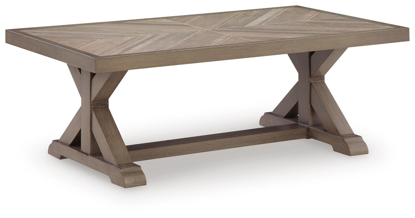 Laguna Heights Outdoor Coffee Table - Dream Home Furniture & Mattress (Waite Park, MN)