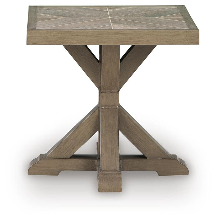 Laguna Heights Outdoor End Table - Dream Home Furniture & Mattress (Waite Park, MN)