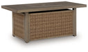Laguna Heights Outdoor Fire Pit Table - Dream Home Furniture & Mattress (Waite Park, MN)
