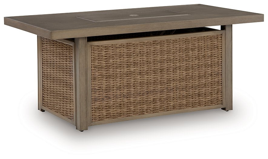 Laguna Heights Outdoor Fire Pit Table - Dream Home Furniture & Mattress (Waite Park, MN)