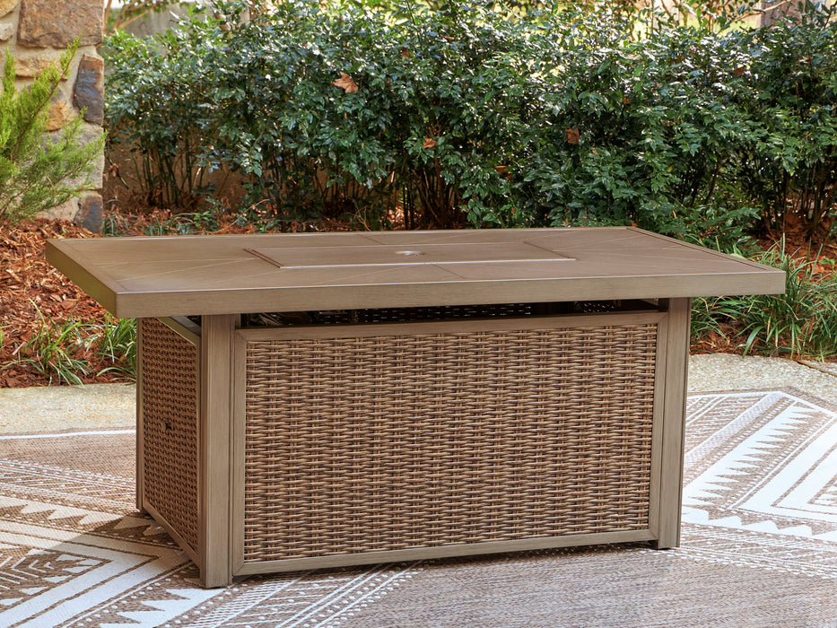 Laguna Heights Outdoor Fire Pit Table - Dream Home Furniture & Mattress (Waite Park, MN)