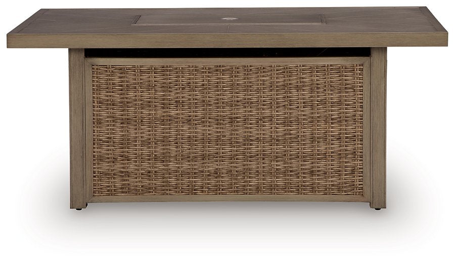 Laguna Heights Outdoor Fire Pit Table - Dream Home Furniture & Mattress (Waite Park, MN)