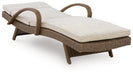 Laguna Heights Chaise Lounge with Cushion - Dream Home Furniture & Mattress (Waite Park, MN)