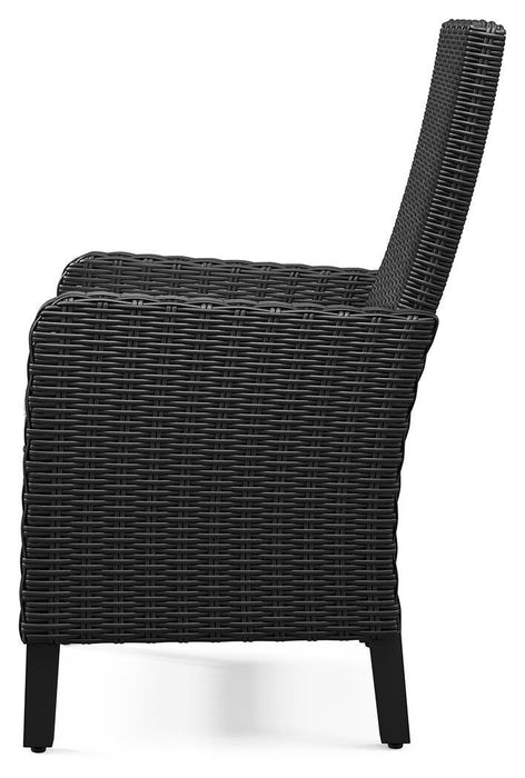 Beachcroft Outdoor Arm Chair with Cushion (Set of 2) - Dream Home Furniture & Mattress (Waite Park, MN)