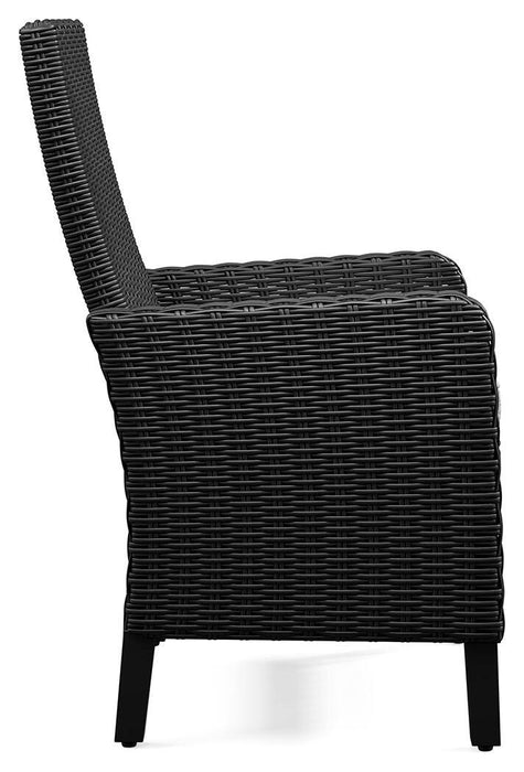 Beachcroft Outdoor Arm Chair with Cushion (Set of 2) - Dream Home Furniture & Mattress (Waite Park, MN)