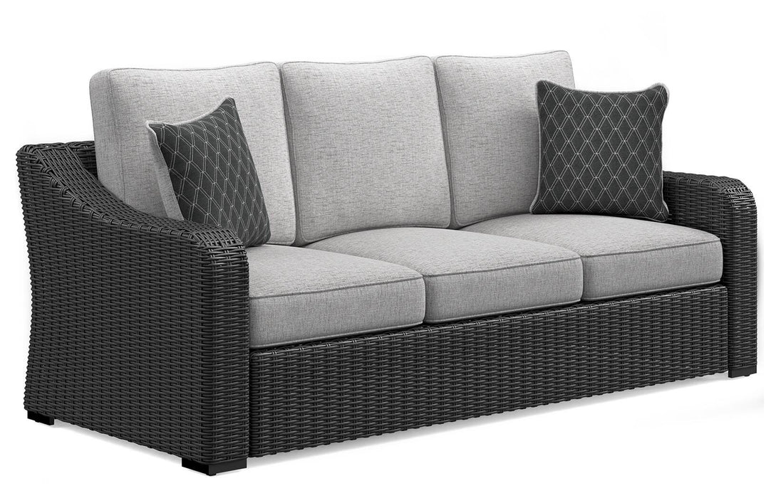 Beachcroft Outdoor Sofa with Cushion - Dream Home Furniture & Mattress (Waite Park, MN)