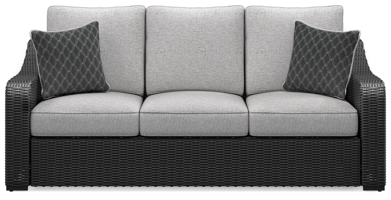Beachcroft Outdoor Sofa with Cushion - Dream Home Furniture & Mattress (Waite Park, MN)