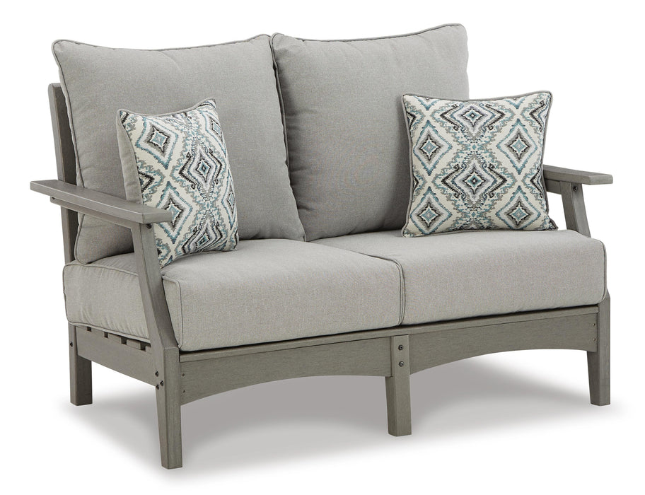 Visola Outdoor Sofa and Loveseat Set - Dream Home Furniture & Mattress (Waite Park, MN)