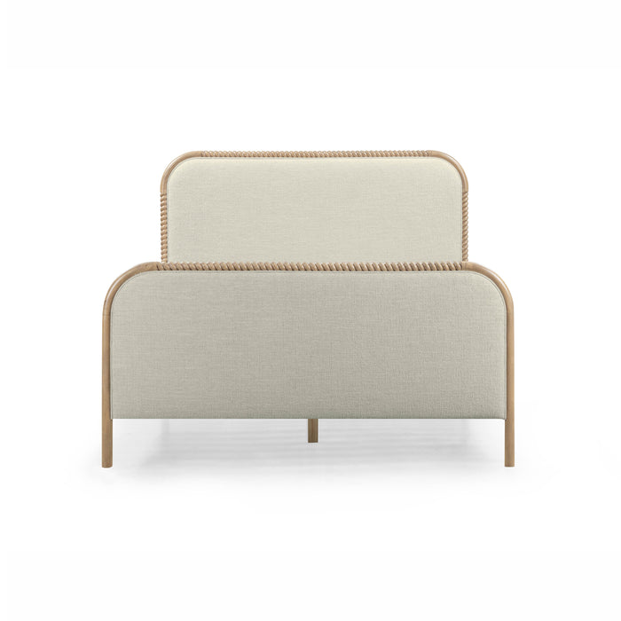 Hatia Basketweave Panel Bed