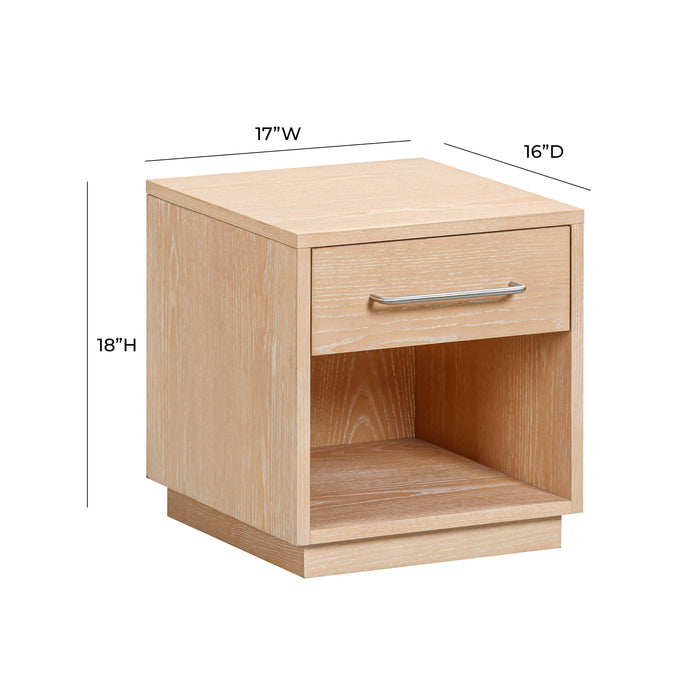 Marlow 17" Wood Nightstand With Drawer - Dream Home Furniture & Mattress (Waite Park, MN)