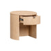 Marlow 19" Wood Round Nightstand With Drawer - Dream Home Furniture & Mattress (Waite Park, MN)