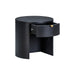 Marlow 19" Wood Round Nightstand With Drawer - Dream Home Furniture & Mattress (Waite Park, MN)