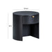 Marlow 19" Wood Round Nightstand With Drawer - Dream Home Furniture & Mattress (Waite Park, MN)