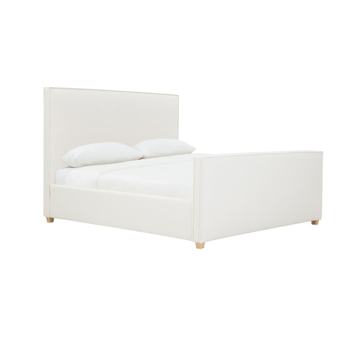 Bristol Park Ivory Contract-Grade Fabric Upholstered Bed - Dream Home Furniture & Mattress (Waite Park, MN)