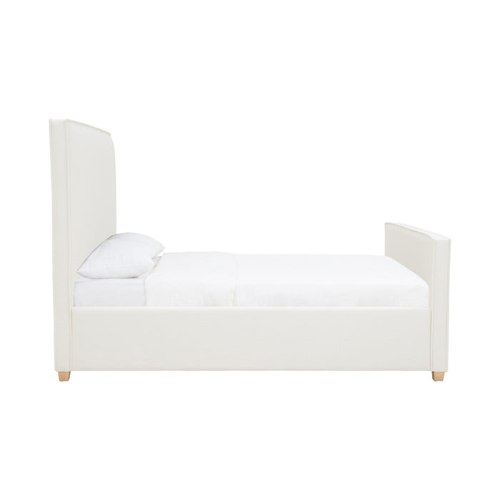 Bristol Park Ivory Contract-Grade Fabric Upholstered Bed - Dream Home Furniture & Mattress (Waite Park, MN)