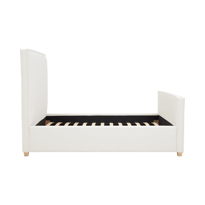 Bristol Park Ivory Contract-Grade Fabric Upholstered Bed - Dream Home Furniture & Mattress (Waite Park, MN)