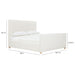 Bristol Park Ivory Contract-Grade Fabric Upholstered Bed - Dream Home Furniture & Mattress (Waite Park, MN)