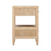 Bristol Park 20" Whitewashed Oak Wood 2-Drawer Nightstand - Dream Home Furniture & Mattress (Waite Park, MN)