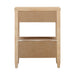 Bristol Park 20" Whitewashed Oak Wood 2-Drawer Nightstand - Dream Home Furniture & Mattress (Waite Park, MN)