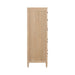Bristol Park 40" Whitewashed Oak Wood 7-Drawer Chest - Dream Home Furniture & Mattress (Waite Park, MN)