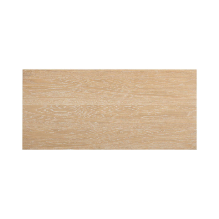 Bristol Park 40" Whitewashed Oak Wood 7-Drawer Chest - Dream Home Furniture & Mattress (Waite Park, MN)