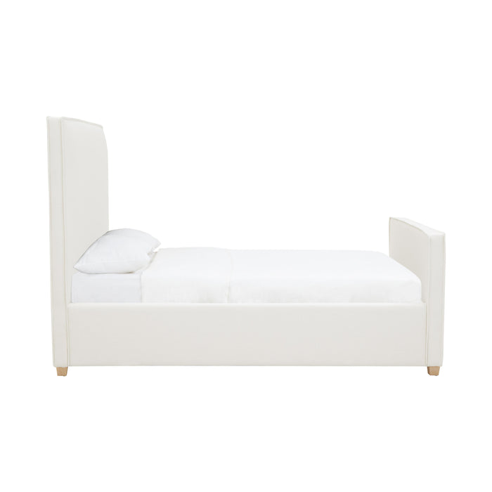 Bristol Park Ivory Contract-Grade Fabric Upholstered Bed - Dream Home Furniture & Mattress (Waite Park, MN)