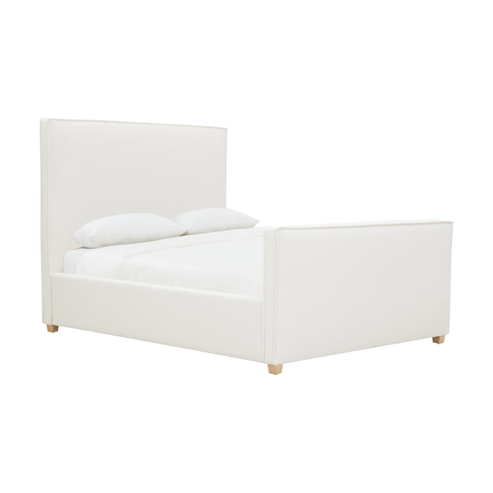 Bristol Park Ivory Contract-Grade Fabric Upholstered Bed - Dream Home Furniture & Mattress (Waite Park, MN)