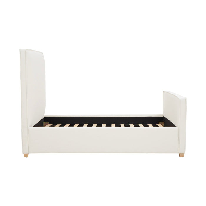 Bristol Park Ivory Contract-Grade Fabric Upholstered Bed - Dream Home Furniture & Mattress (Waite Park, MN)