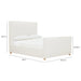 Bristol Park Ivory Contract-Grade Fabric Upholstered Bed - Dream Home Furniture & Mattress (Waite Park, MN)