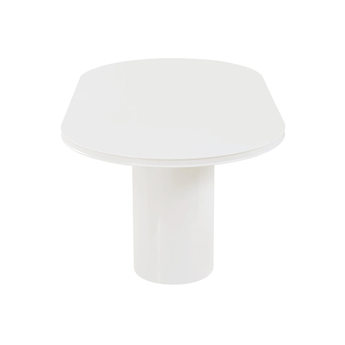 Elora 79" Lacquer Oval Dining Table