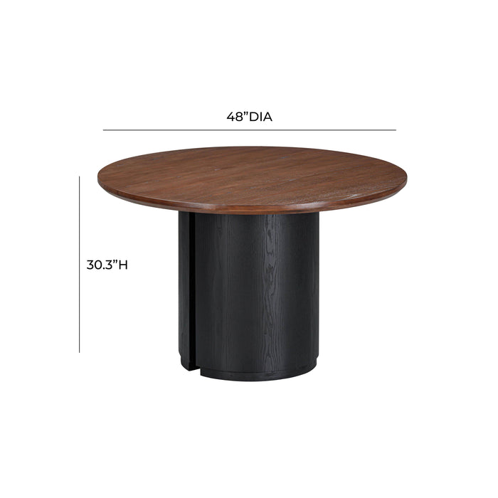 Marlow 48" Wood Round Dining Table - Dream Home Furniture & Mattress (Waite Park, MN)