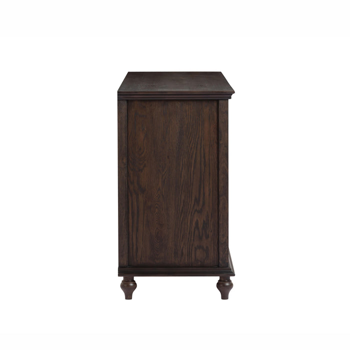 Mila 76" Dark Brown Sideboard