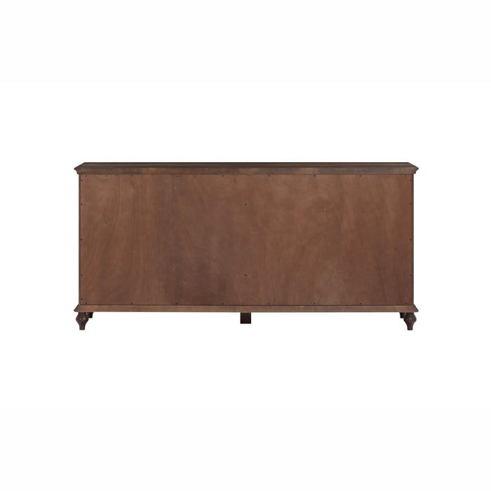 Mila 76" Dark Brown Sideboard