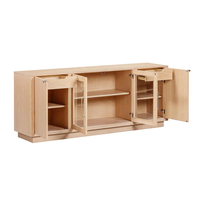 Marlow 77" Wood Console - Dream Home Furniture & Mattress (Waite Park, MN)