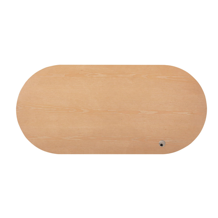 Marlow 64" Wood Executive Desk With Storage - Dream Home Furniture & Mattress (Waite Park, MN)