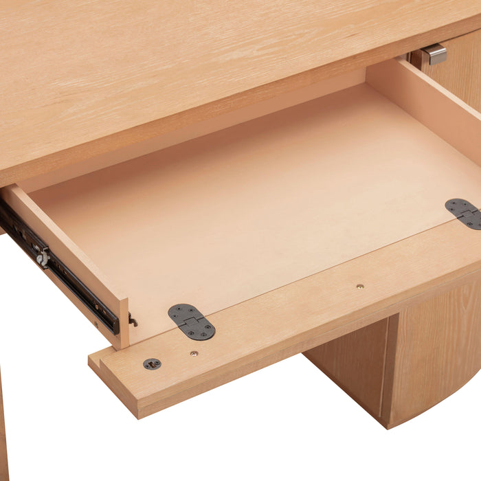 Marlow 64" Wood Executive Desk With Storage - Dream Home Furniture & Mattress (Waite Park, MN)