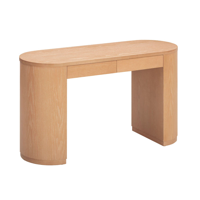 Marlow 52" Wood 2-Drawer Writing Desk - Dream Home Furniture & Mattress (Waite Park, MN)