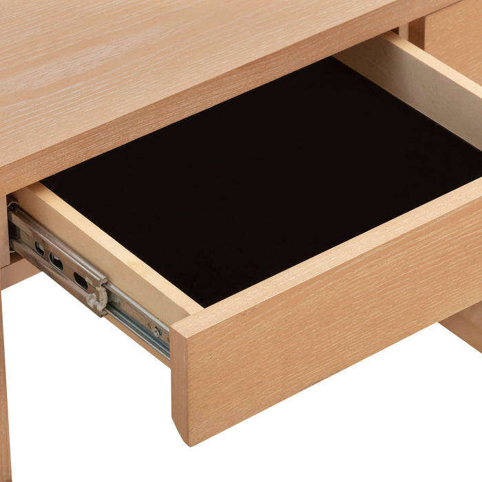 Marlow 52" Wood 2-Drawer Writing Desk - Dream Home Furniture & Mattress (Waite Park, MN)