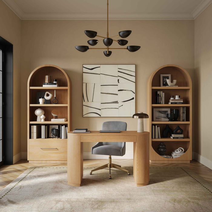 Marlow Wood Bookcase - Dream Home Furniture & Mattress (Waite Park, MN)