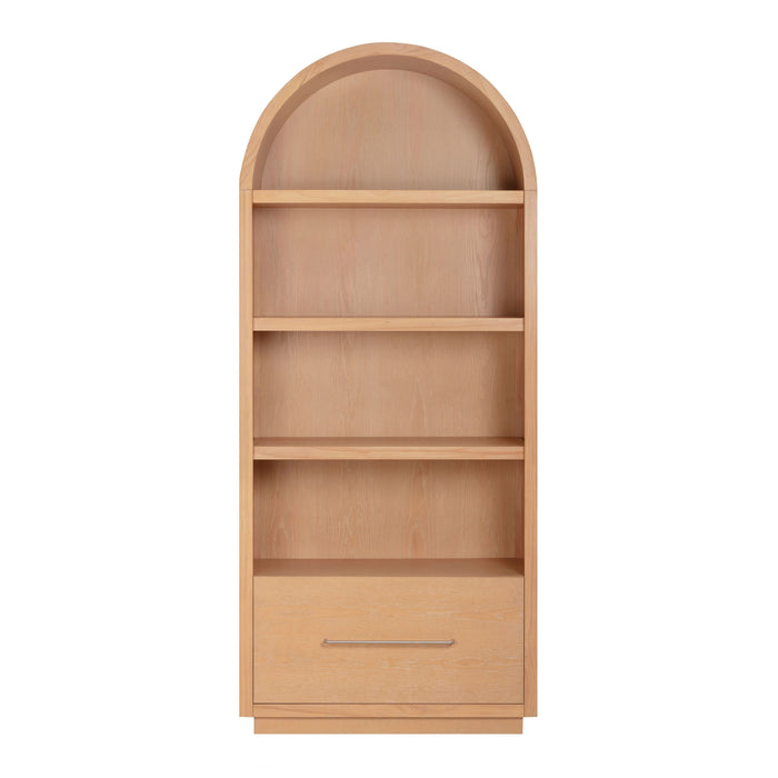 Marlow Wood Bookcase With File Drawer - Dream Home Furniture & Mattress (Waite Park, MN)