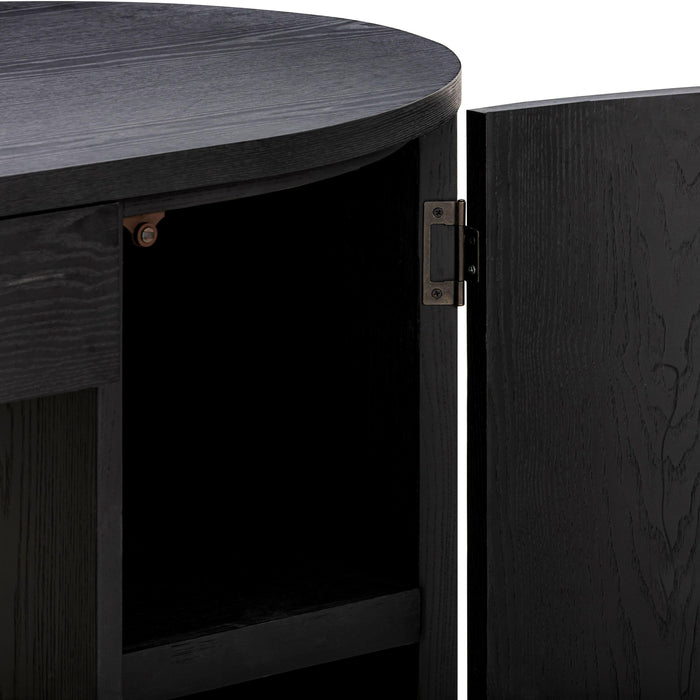Marlow 64" Wood Executive Desk With Storage - Dream Home Furniture & Mattress (Waite Park, MN)