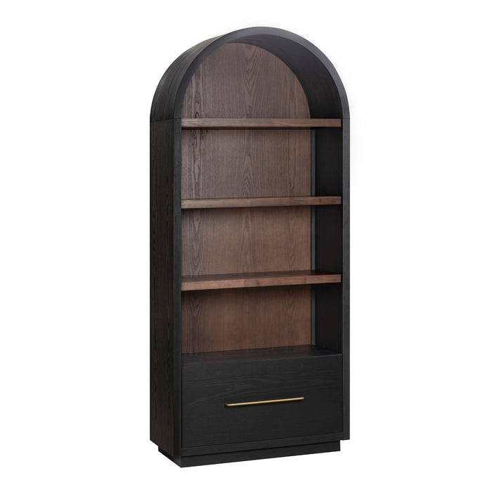 Marlow Wood Bookcase With File Drawer - Dream Home Furniture & Mattress (Waite Park, MN)