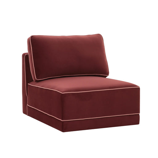 Willow Performance Velvet Modular Armless Chair - Dream Home Furniture & Mattress (Waite Park, MN)