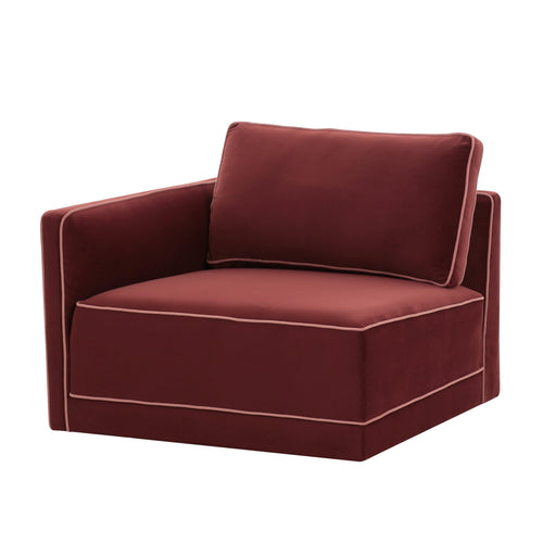 Willow Performance Velvet Modular LAF Corner Chair - Dream Home Furniture & Mattress (Waite Park, MN)