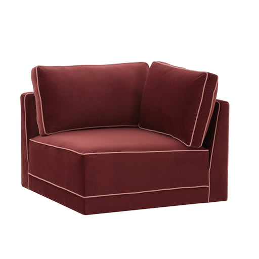 Willow Performance Velvet Modular Corner Chair - Dream Home Furniture & Mattress (Waite Park, MN)