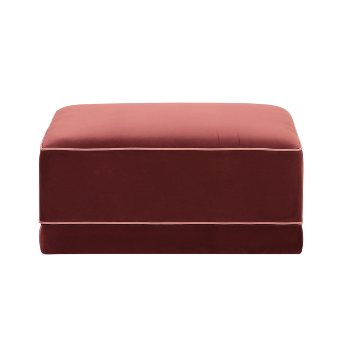 Willow Performance Velvet Modular Ottoman - Dream Home Furniture & Mattress (Waite Park, MN)