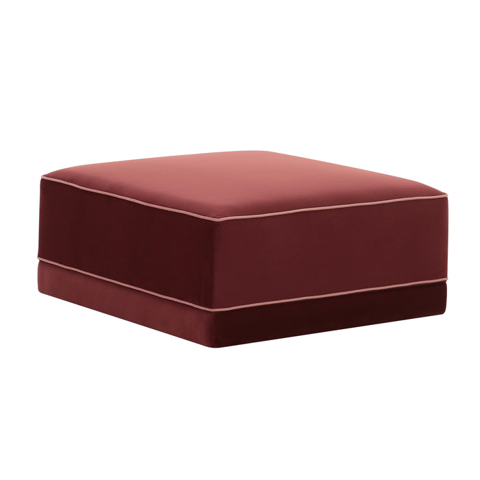 Willow Performance Velvet Modular Ottoman - Dream Home Furniture & Mattress (Waite Park, MN)