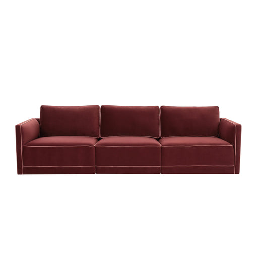 Willow 105" Performance Velvet Modular Sofa - Dream Home Furniture & Mattress (Waite Park, MN)