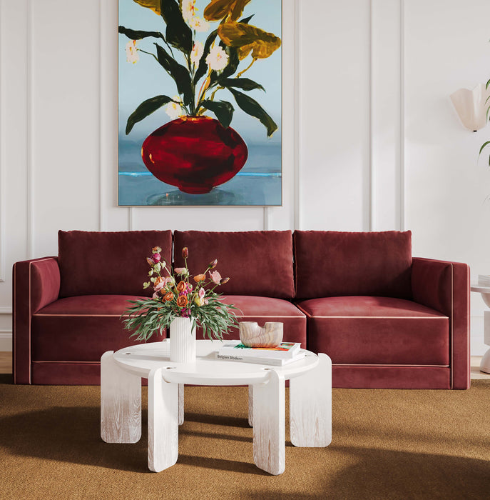 Willow 105" Performance Velvet Modular Sofa - Dream Home Furniture & Mattress (Waite Park, MN)